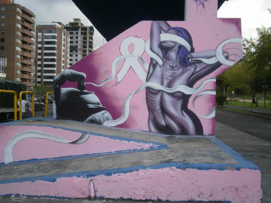 Campaña del Cancer de mama , Quito , ecuador